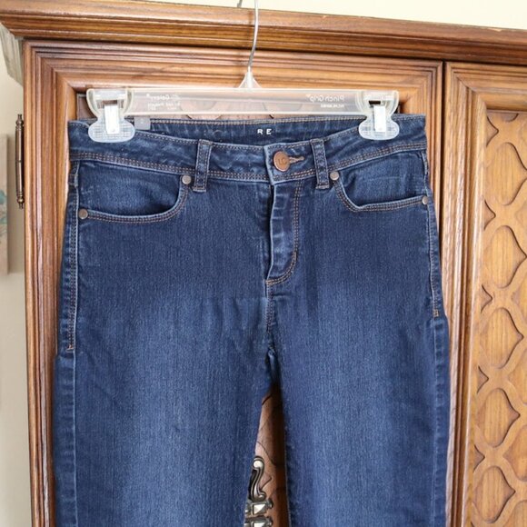 LC Lauren Conrad Skinny Ankle Jeans - Darkwash, Size 2 - Picture 3 of 12